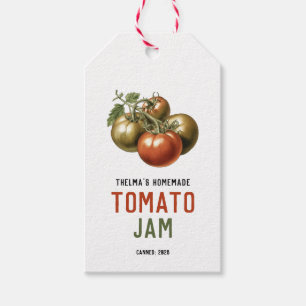 Homemade Tomato-Konfitüre Geschenkanhänger