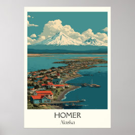 Homer Alaska Spit Kachemak Bay Poster