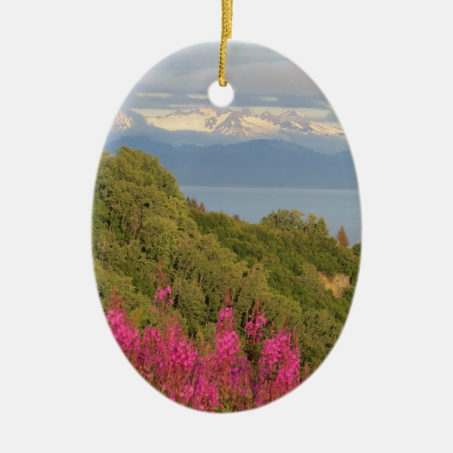 Homer, Alaska-Verzierung Keramik Ornament (Vorne)
