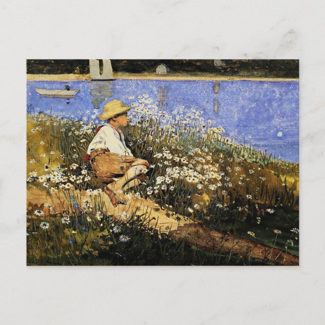 Homer - Blick auf den Hafen Postkarte (Vorderseite)