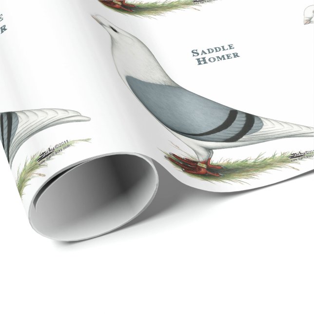 Homer Blue Saddle Geschenkpapier (Rolleneckpunkt)