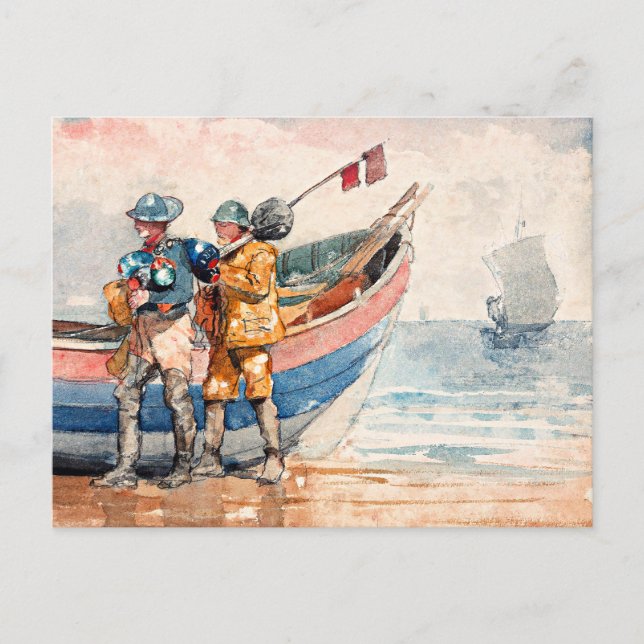 Homer - Die Rückkehr, schöne Kunst, Postkarte (Vorderseite)