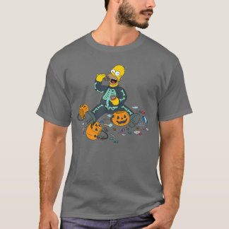 Homer Halloween-Süßigkeiten-Exzess beim Trick-or-T T-Shirt