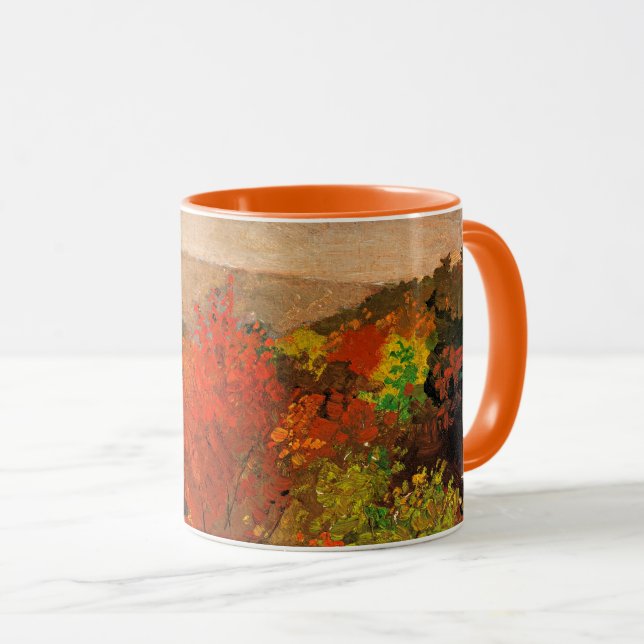 Homer - Herbsttreppen, berühmtes Bild Tasse (VorderseiteRechts)