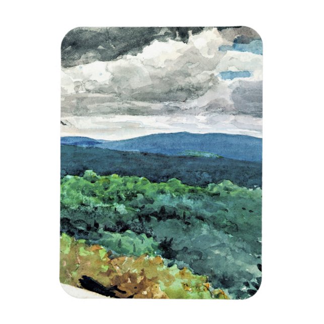 Homer - Hilly Landscape Magnet (Vertikal)