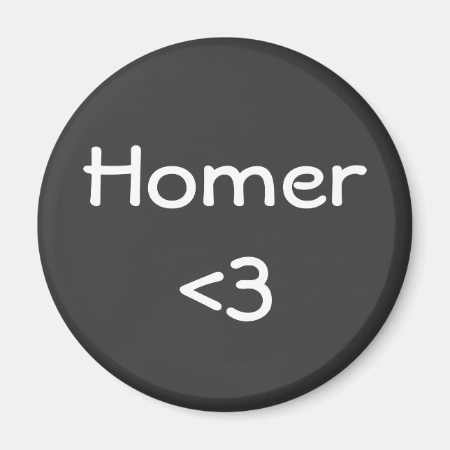 Homer Liebe Magnet (Vorne)