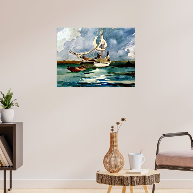 Homer - Sloop, Bermuda, Poster (Wohnzimmer 3)