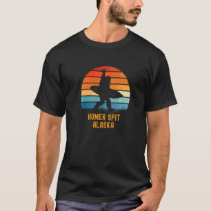 Homer Spit Alaska Sasquatch Souvenir T-Shirt