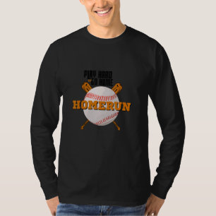 Homerun Football Go Sportteam Baseball Play Ha T-Shirt
