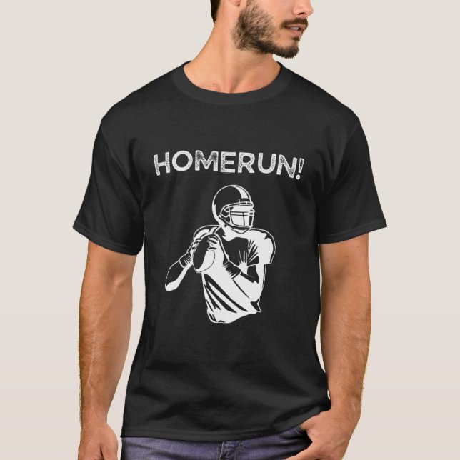 Homerun Football Sports T-Shirt (Vorderseite)