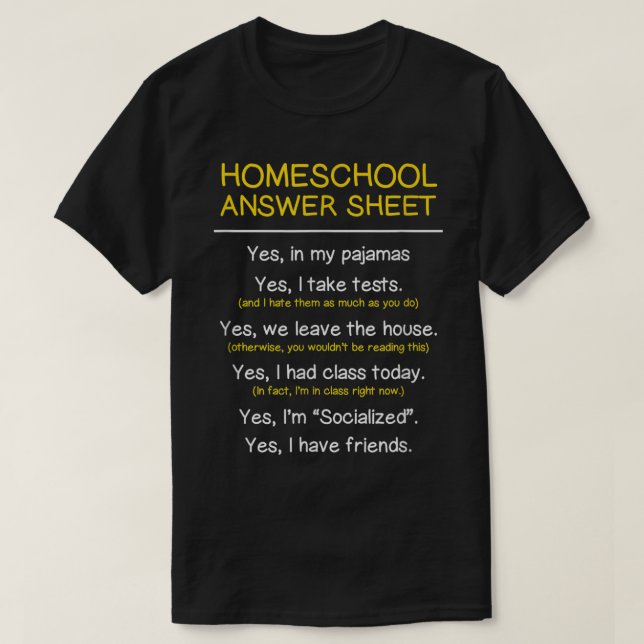 Homeschoester Kinderstudium Kinderlustige auf Zuha T-Shirt (Design vorne)