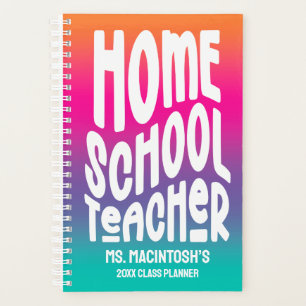 Homeschool enseignant coloré Ombre