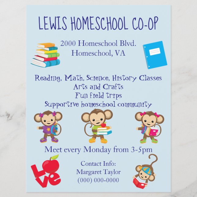 Homeschool Flyer (Vorne)