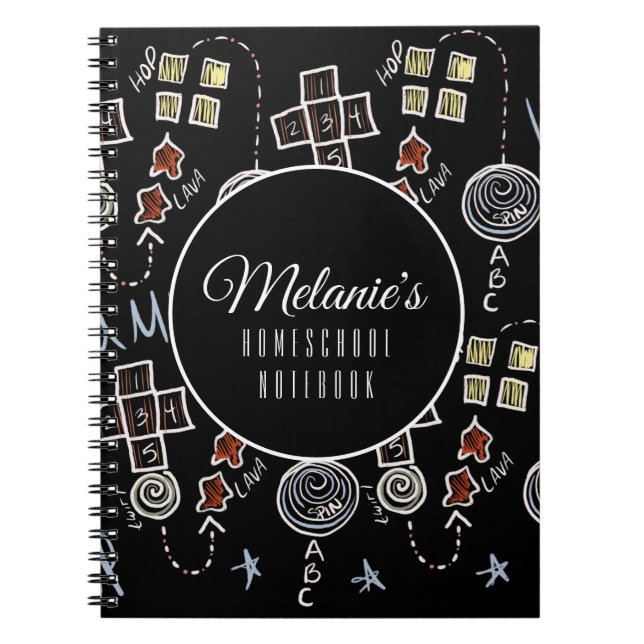 Homeschool Fun Childlike Doodles Notizblock (Vorderseite)