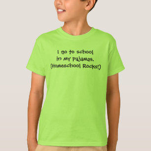 Homeschool in den Pyjamas T-Shirt