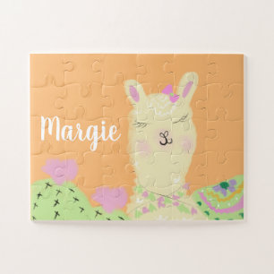 Homeschool Lama Whimsical Art