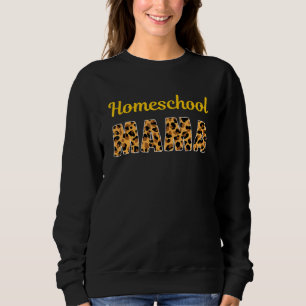 Homeschool Leopard Mama zur Zuhause-Studie Fernlea Sweatshirt