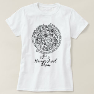 Homeschool Mama, Christliche Mama Homeschool T-Shirt