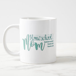 "Homeschool Mama" JUMBO-Tasse mit Anführungszeiche