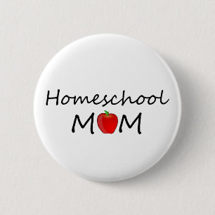 Homeschool Mama-Knopf Button