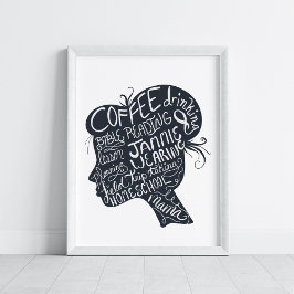 Homeschool Mama Quote Portrait Art Poster