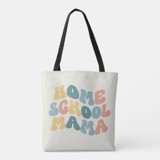 Homeschool Mama Retro Custom Colors Tasche