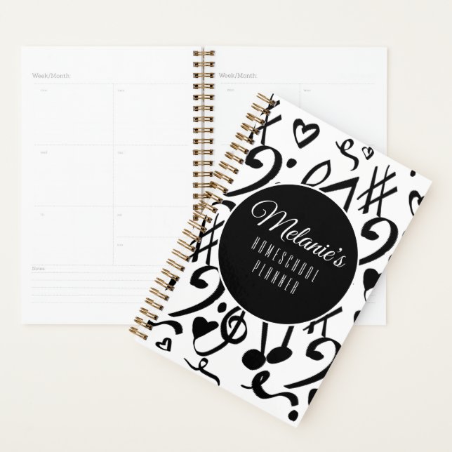 Homeschool Music Musician Musical Muster Planer (Anzeige)