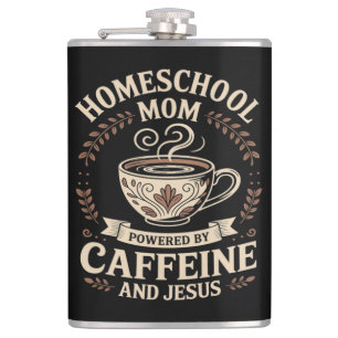 Homeschool-Mutter, angetrieben von Koffein und Jes Flachmann
