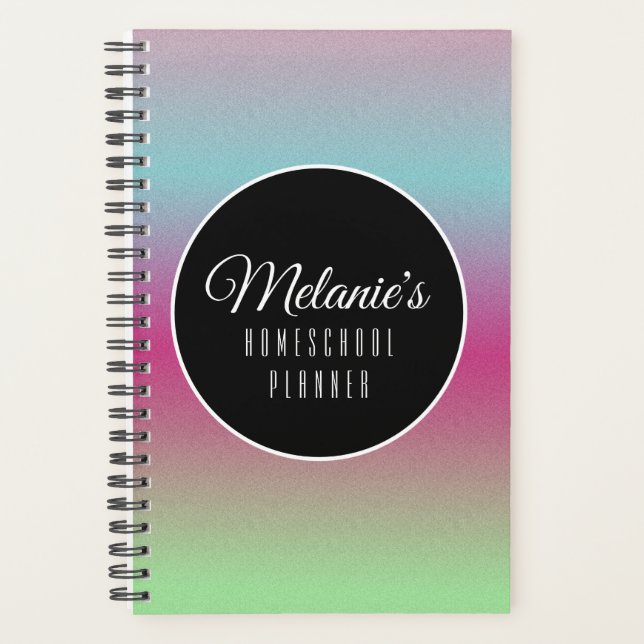 Homeschool Rainbow Gradient Ombre coloré (Devant)