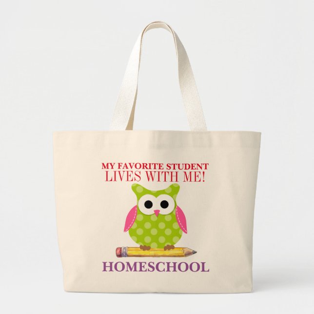 HOMESCHOOL Sac fourre-tout de l'enseignant (Devant)