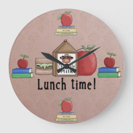 Homeschool / School Wall Clock Große Wanduhr