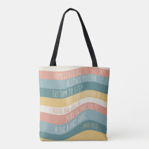 Homeschool Tamara L. Chilver Quote Retro Wave Tasche