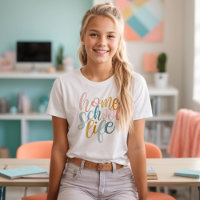 Homeschool Vie Signature Enfants T-shirt