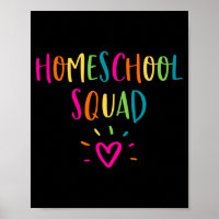 Homeschooler-Gruppe süße Mutter Lehrer Eltern