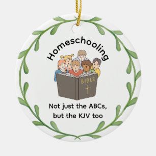 Homeschooling-Coop nicht nur das ABC Keramik Ornament