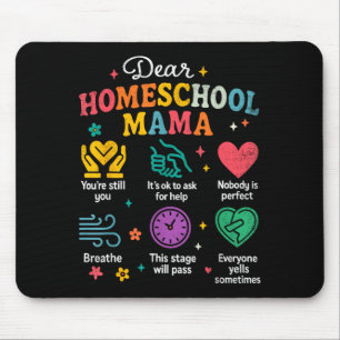Homeschooling Neue Homeschooler Mama Mutter Homesc Mousepad