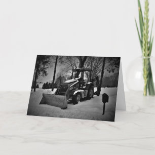 "Homestead Tractor" Weihnachtskarte Karte