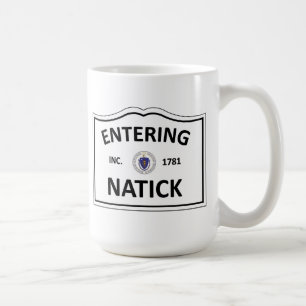 Hometown-Masse MA Townie NATICKS MASSACHUSETTS Kaffeetasse