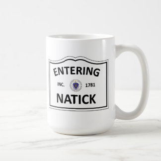 Hometown-Masse MA Townie NATICKS MASSACHUSETTS Kaffeetasse