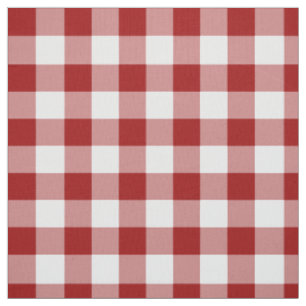 Homey Rouge et blanc En vichy tissu plaqué