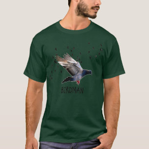 Homing Pigeon Racing Birdman T-Shirt