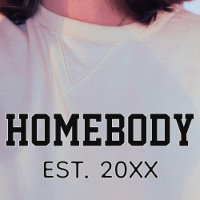 Homjemand etabliertes Jahr Funny B&W Sweatshirt