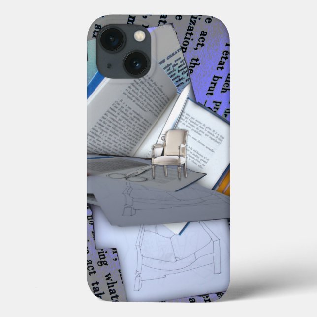 Hommage à Duchamp Dada Collage - iPhone 6 Coque (Verso)