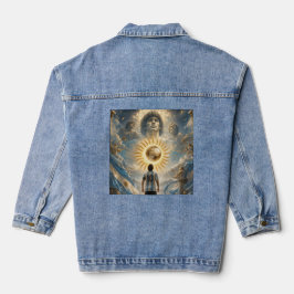 Hommage an Argentiniens Fußballlegende Jeansjacke