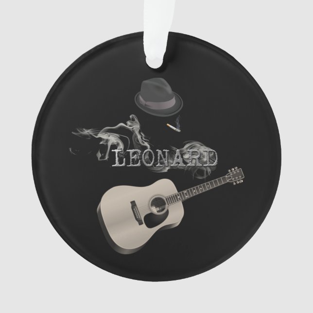 Hommage an Leonard Zigarette Ornament (Vorderseite)