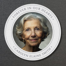 Hommage commémoratif en photo blanche