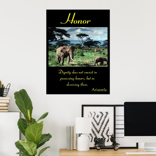 Hommage Posters animal 48 (Bureau à domicile)
