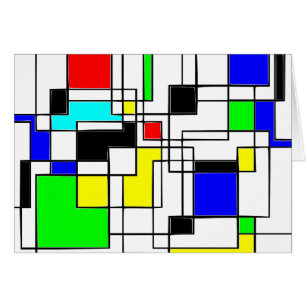 Hommage Random Carré À Mondrian