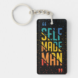 Homme auto-fabriqué   Drôle LGBTQ   Porte - clé du