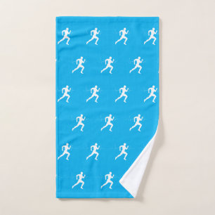 Homme Coureurs Silhouette HeartBeat Sky Blue